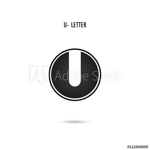 Creative U Logo - Creative U Letter Icon Abstract Logo Design.U Alphabet Symbol