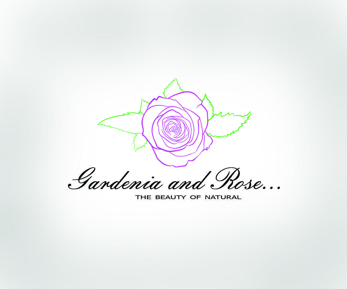 Gardenia Flower Logo - Masculine, Professional, Business Logo Design for Gardenia and Rose