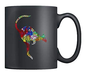 Kangaroo Coffee Logo - Amazon.com: Kangaroo Coffee Mug - Kangaroo Color Mug Ceramic, Tea ...
