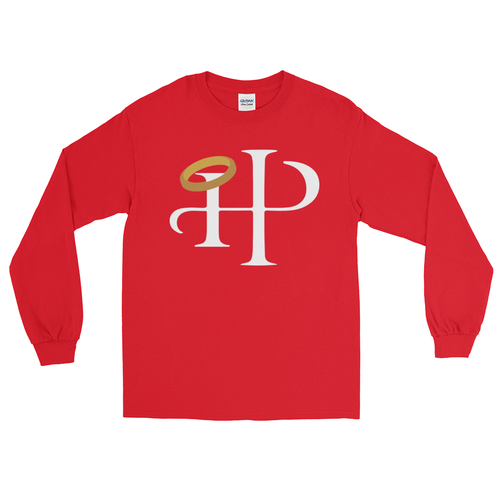 Red HP Logo - HP Logo Long Sleeve T Shirt
