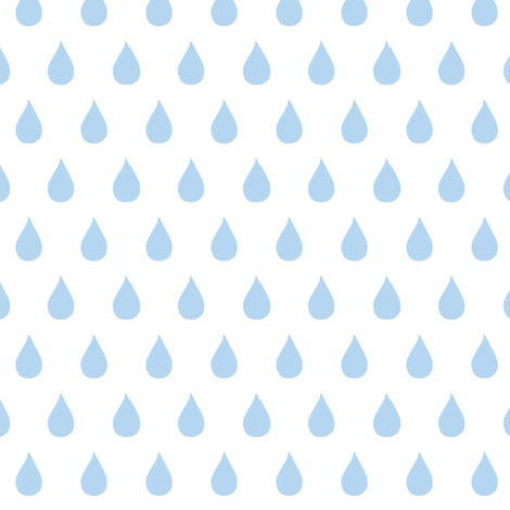 Blue Rain Drop Logo - Rainy Days (light sky blue) giftwrap - pattyryboltdesigns - Spoonflower
