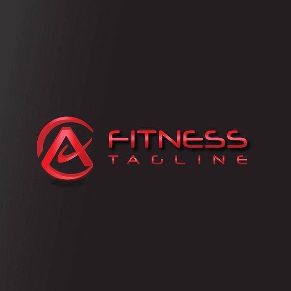 Red Letter Sports Logo - Fitness Logo Design Personal Trainer Logo Gym Logo Letter A | Etsy