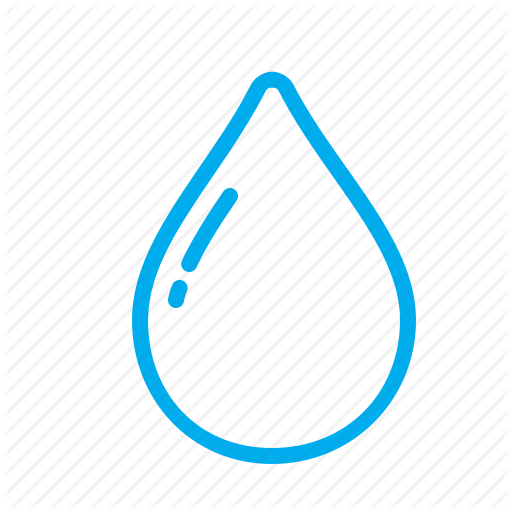 Blue Rain Drop Logo - Drop, droplet, rain, raindrop, small, water icon