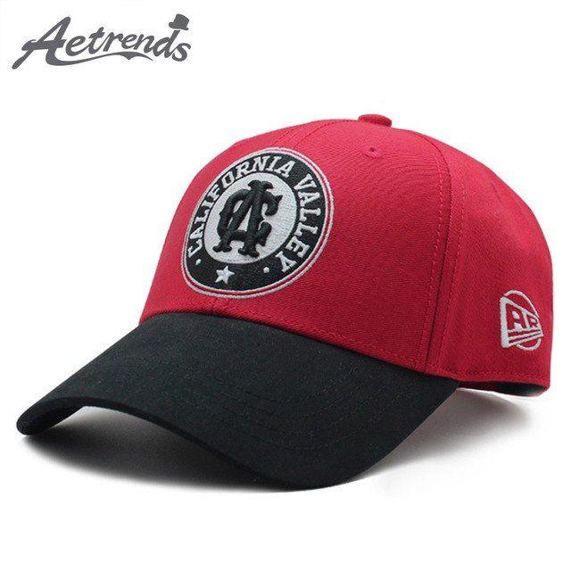 Red Letter Sports Logo - AETRENDS] Bones cap usa cotton red letter embroidered women's hat ...