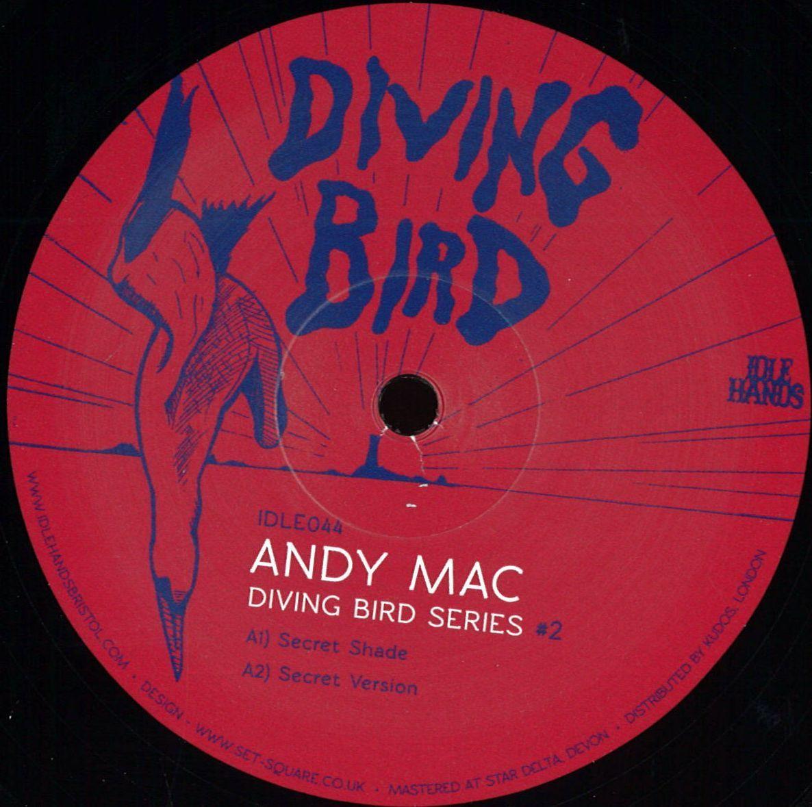 Diving Bird in Circle Logo - Andy Mac Bird 2 / Idle Hands IDLE044