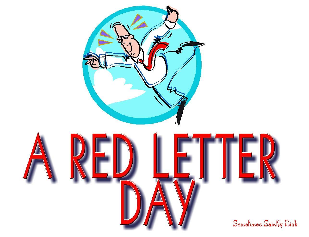Red Letter Sports Logo - Nick's Daily Journal: Day Forty-four: A Red Letter Day