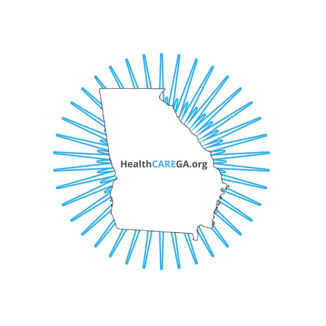 Navigator with 3 Blue People Logo - HealthCare Georgia