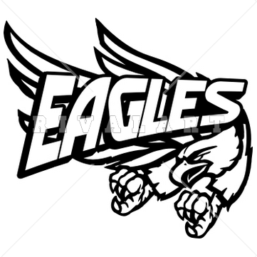 Clip Art Eagles Logo - Eagle Logo Clip Art Mascot Clipart Image