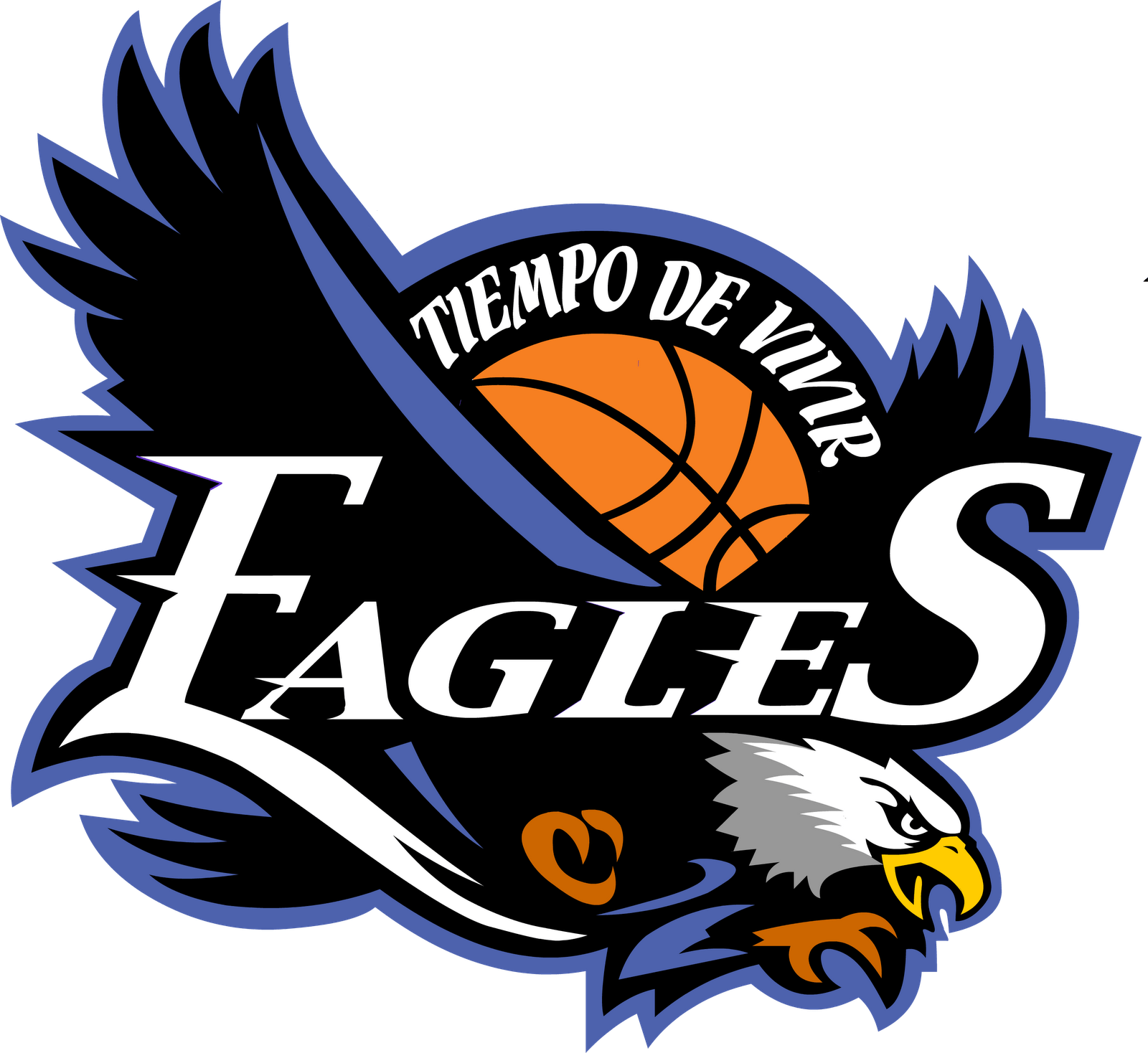 Clip Art Eagles Logo - Eagles Basketball Team Logo Clipart | Sport Logos | Logos, Team logo ...