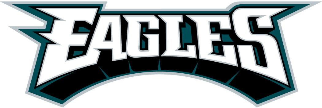 Clip Art Eagles Logo - Pin by Bonnie Silverstein on Sports Cross Stitch | Eagles ...