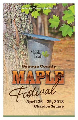 Geauga County Maple Leaf Logo - Geauga Maple Leaf Maple Festival Special Section 2018 by Geauga ...