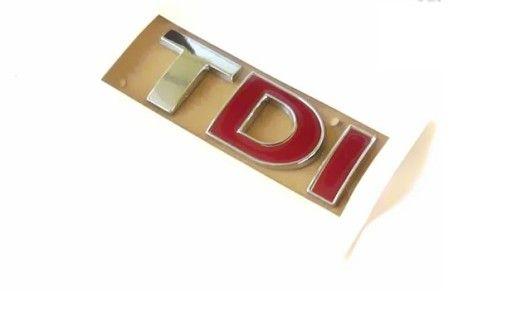 JDI TDI Logo - ORYG! NOWY Znaczek TDI czerwony Passat Golf POLO 7351953521 - Allegro.pl