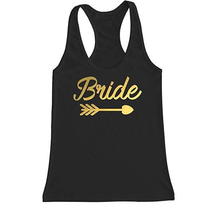 Sports Clothing and Apparel Arrow Logo - FTD Apparel Women's Bride Arrow Bride Tribe Racerback Tank Top at