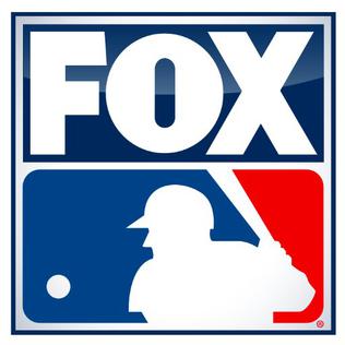 Spots Triangles Baseball Logo - Fox Major League Baseball