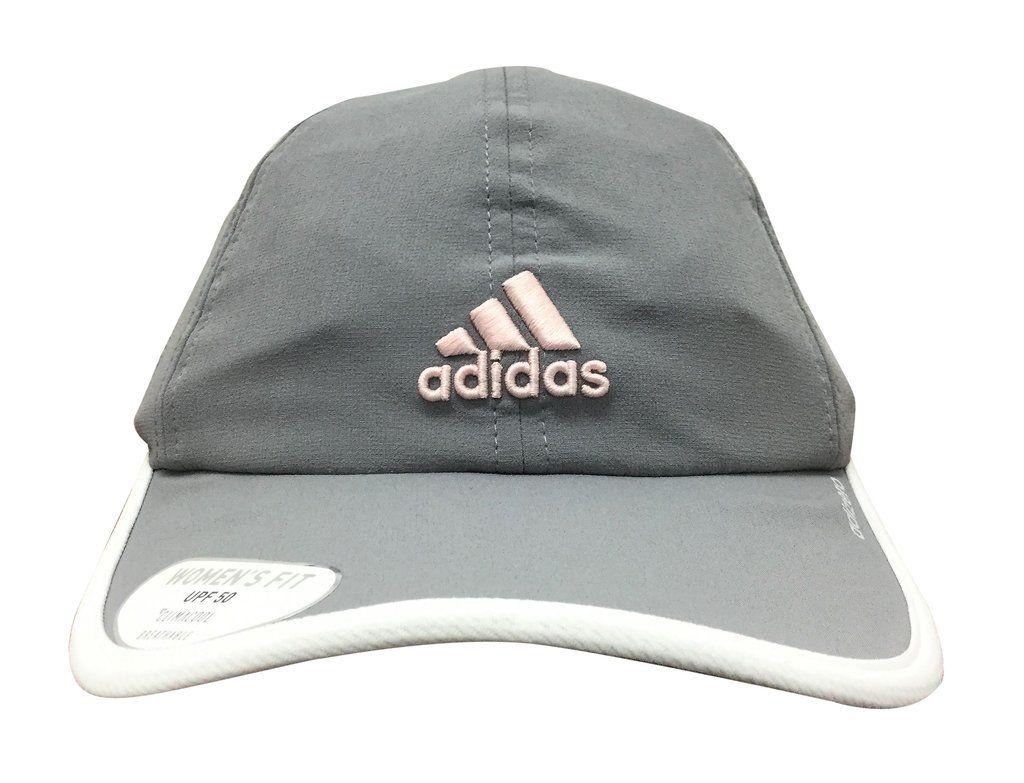 Spots Triangles Baseball Logo - Adidas Adizero II Relaxed Baseball Hat Grey White (WS)