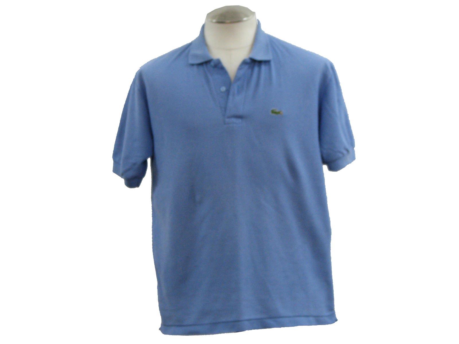 Izod Apparel Logo - 80's Vintage Shirt: 80s -Izod Lacoste- Mens periwinkle woven cotton ...
