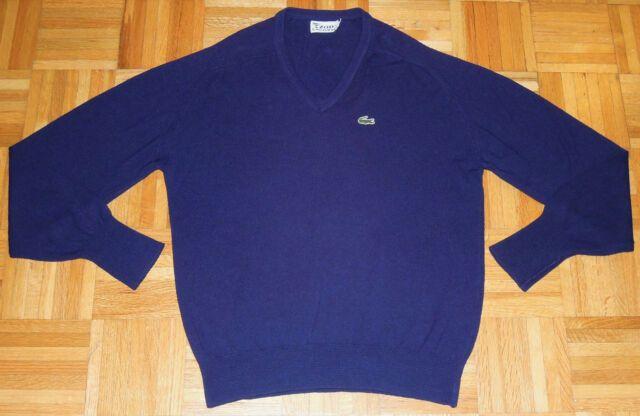 1980s Izod Logo - VTG 1980s IZOD Lacoste Sweater V Neck Casual Hipster Preppy ...
