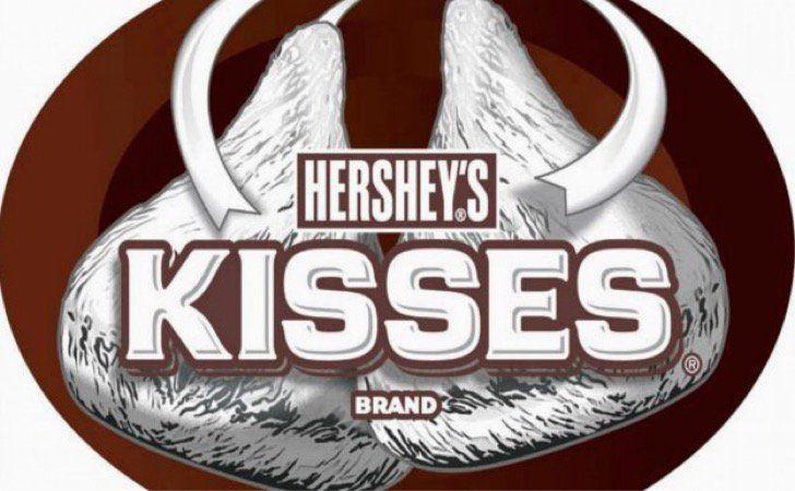 Hershey Kisses Logo - Hershey's Kisses Logo: The tasty Hershey's Kisses logo is similar to ...
