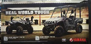 Real World Tough Yamaha Logo - Yamaha Rhino 700 SE and Grizzly 700 SE Tactical Black 8'x4' - Real ...