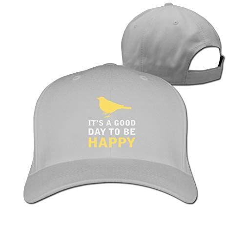 Yellow Bird Sports Logo - Amazon.com: Sandwich Peaked Cap 100% Cotton Yellow Bird With Happy ...