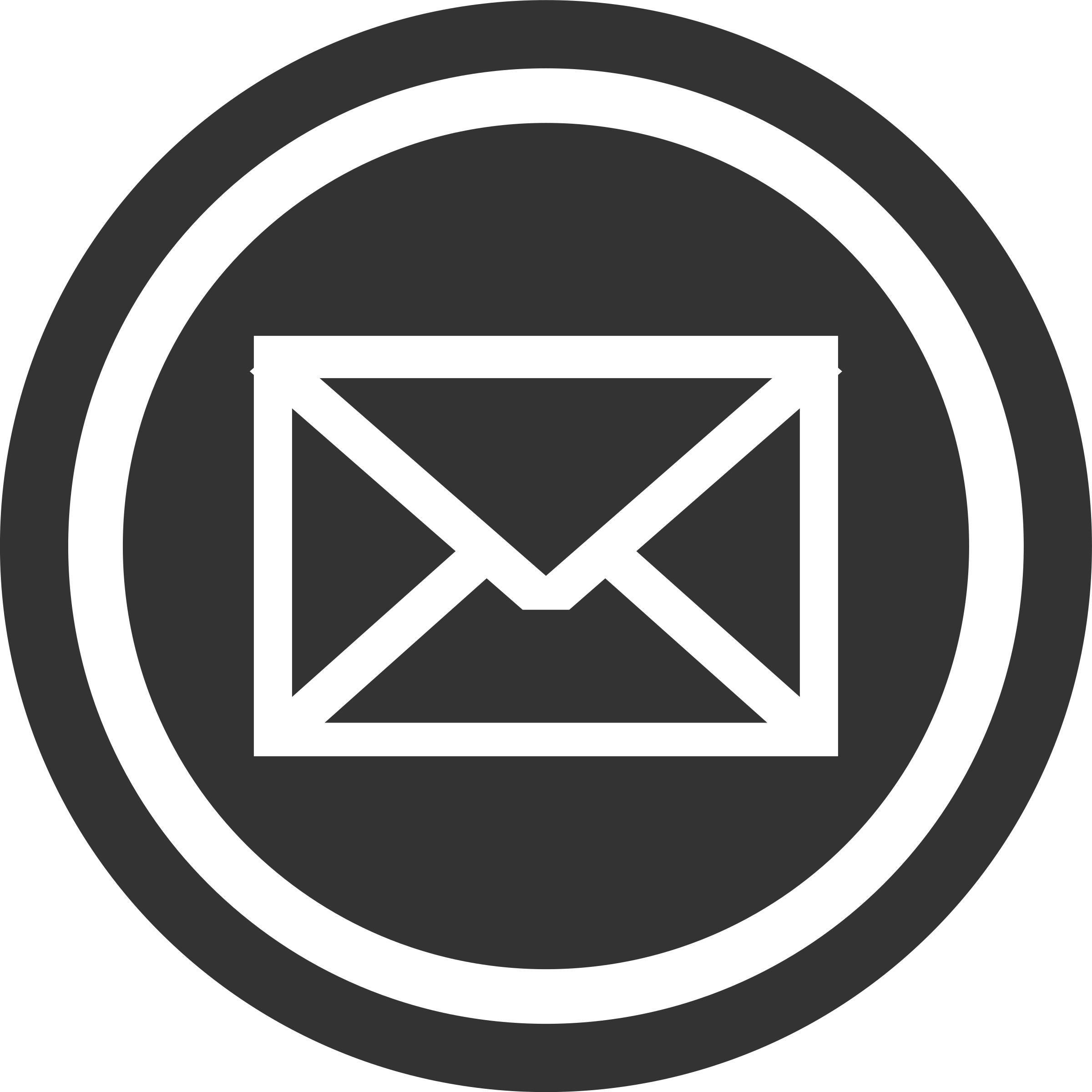 Black and White Mail Logo - Mail Icon on Black Icon PNG PNG and Icon Downloads
