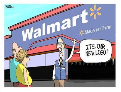 Cartoon of Walmart Logo - Bloodthirsty Warmonger: Now We Know Why Walmart Changed Its Logo