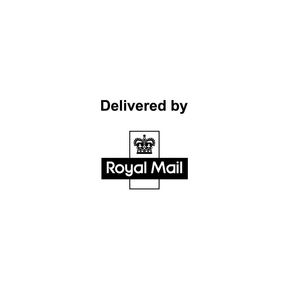 Black and White Mail Logo - Royal Mail PPI Self-inking Stamp - 14 x 14mm - Logo only Royal Mail ...