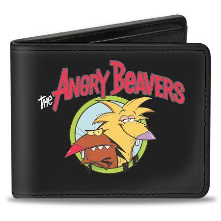 Cartoon of Walmart Logo - The Angry Beavers Cartoon Show Show Logo Bi-Fold Wallet - Walmart.com