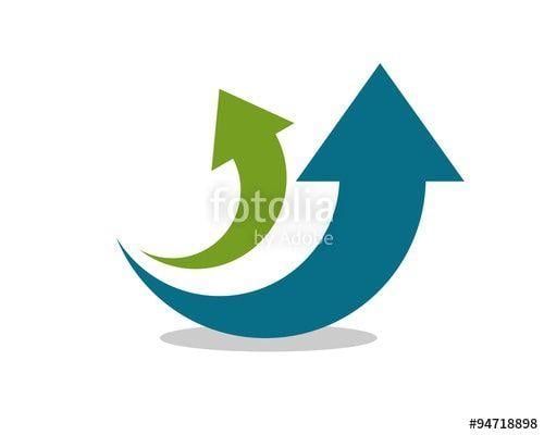 2 Arrows Up Logo - Up Arrows Logo Stock Image And Royalty Free Vector Files