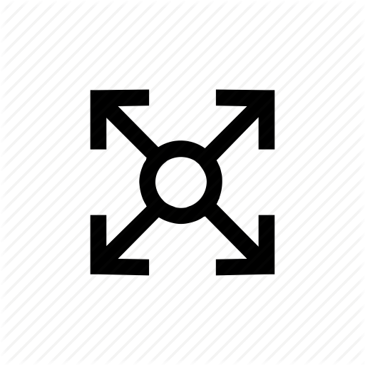2 Arrows Up Logo - Arrow, arrows, circle, down, left, right, up icon