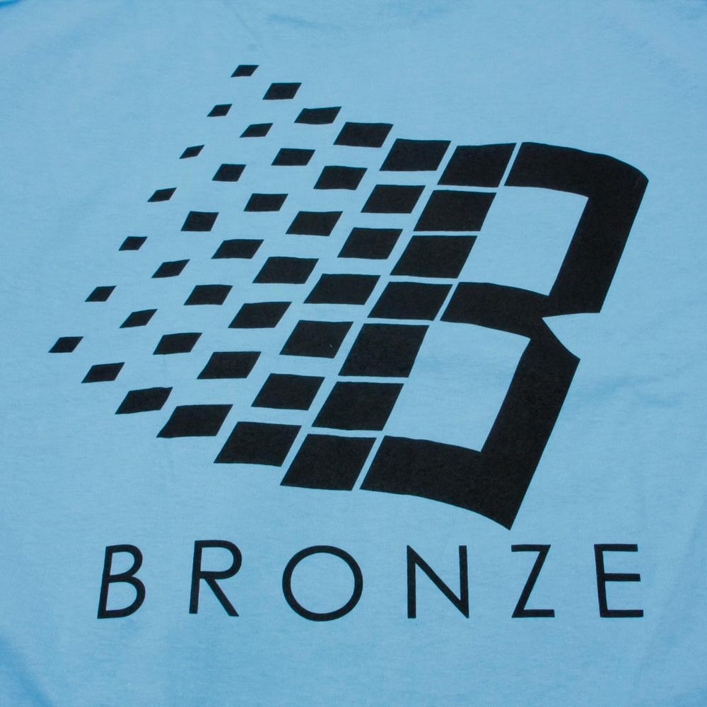 Blue and Bronze Logo - Bronze B Logo Long Sleeve Slate Blue (Back Print) – Palomino