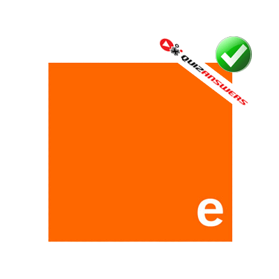 Orange and White Square Logo - Orange square Logos