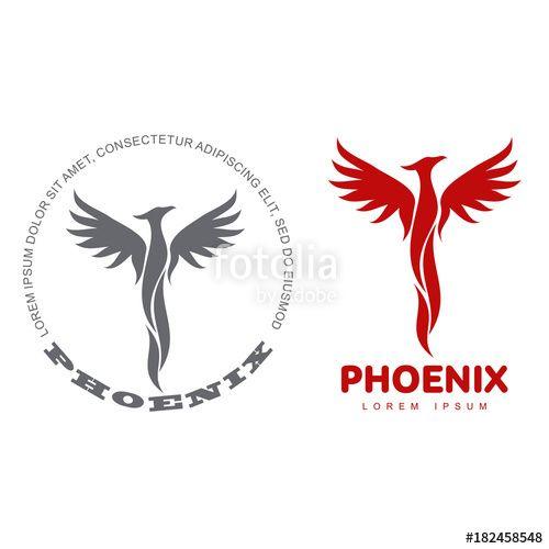 Phoenix Bird Logo - Phoenix Bird Logo Stock Image And Royalty Free Vector Files