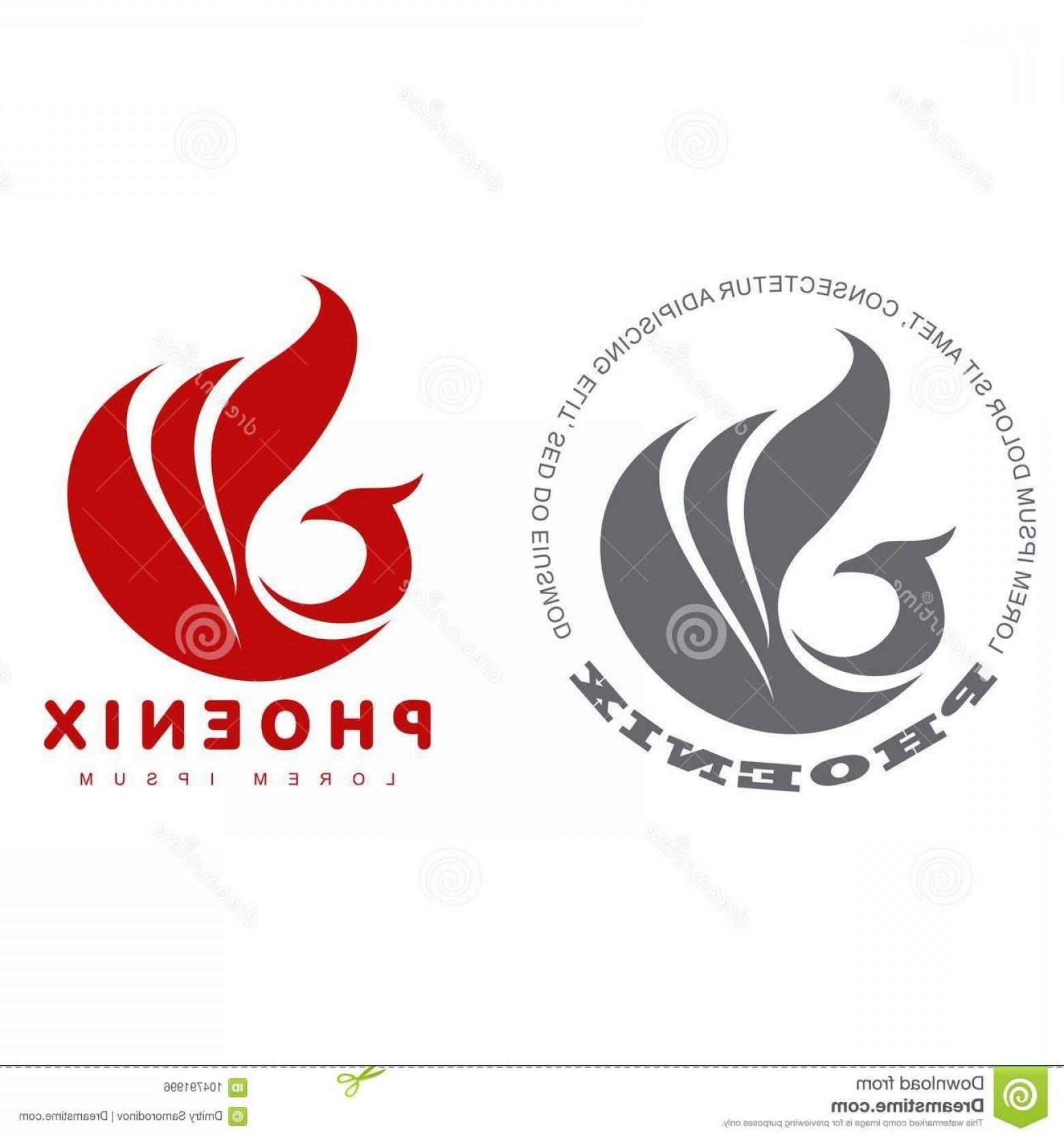 Phenix Bird Logo - Phoenix Bird Logo Stylized Graphic Templates Collection Creative ...