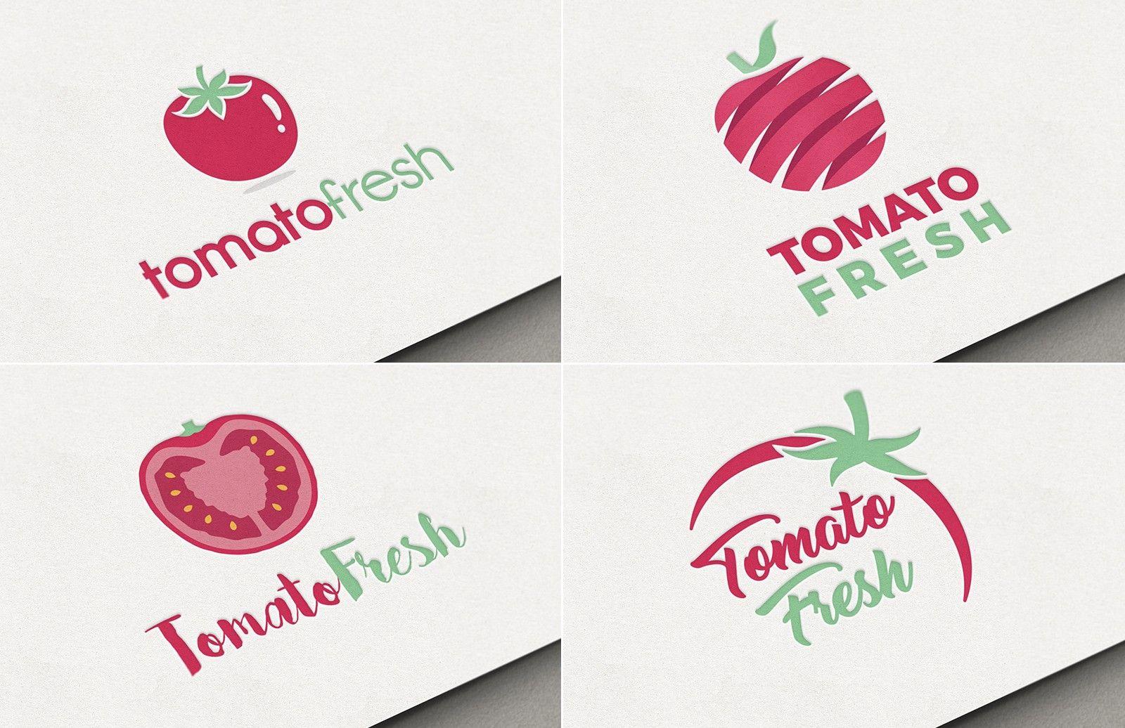 Restaruant Logo - Free Tomato Restaurant Logo Pack — Medialoot