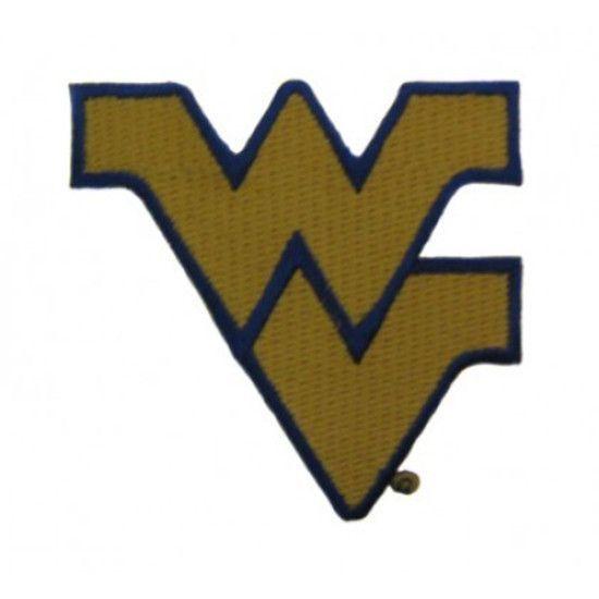 Flying WV Logo - Flying WV Logo Navy Embroidered Patch. WVU Mountaineer Accessories