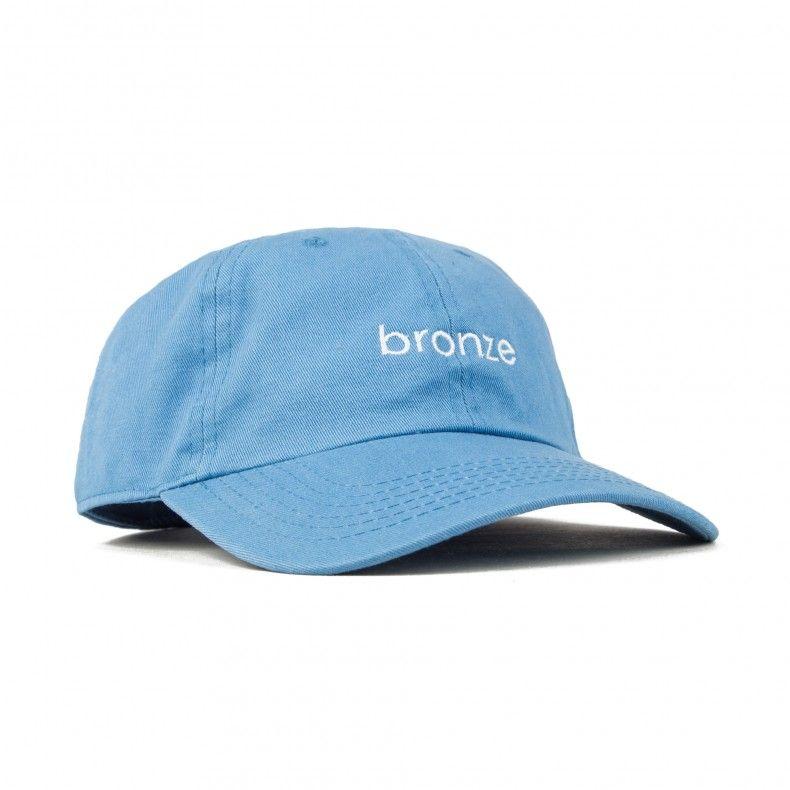 Blue and Bronze Logo - Bronze 56k Bronze Cap (Carolina Blue) - Consortium.