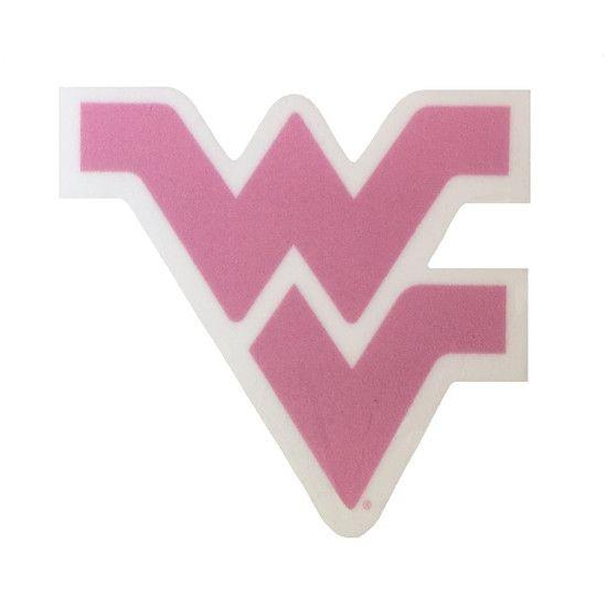 Flying WV Logo - Flying WV Logo Pink Dizzler Decal