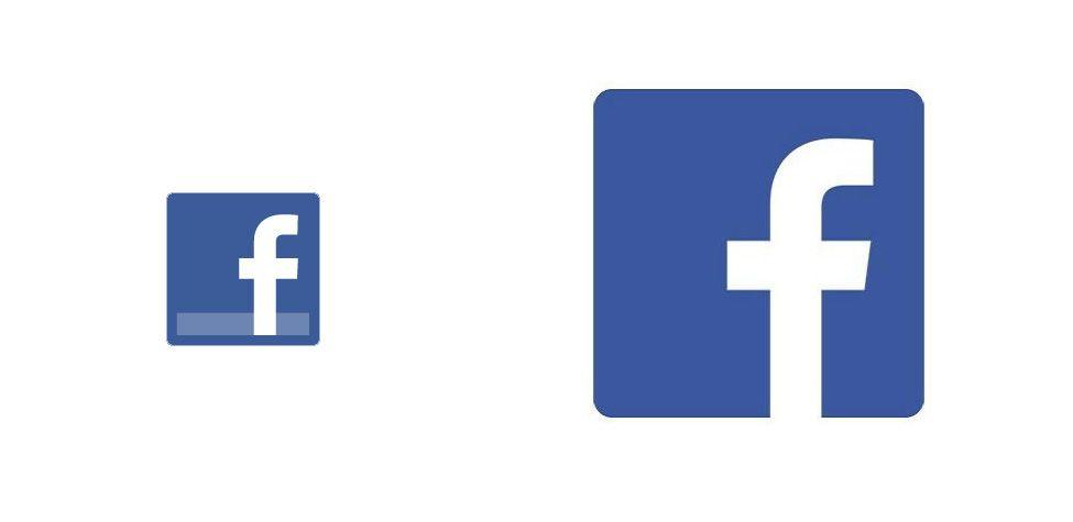 Find Us On Facebook Small Logo - Small facebook Logos