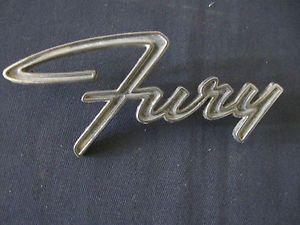 Plymouth Fury Logo - plymouth fury 2524233 emblem badge script trim name plate logo