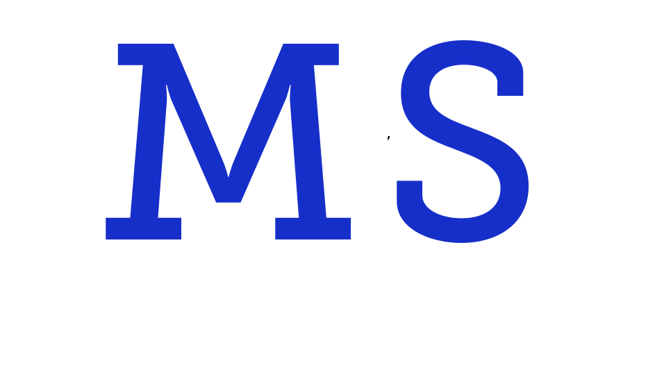MS Blue Logo - MS Construction & Management