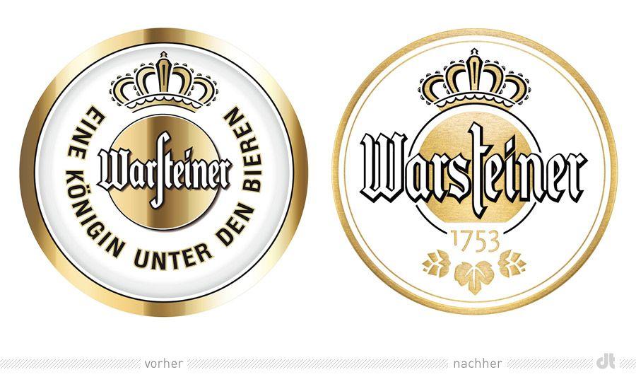Warsteiner Logo - Warsteiner modifiziert Markenzeichen – Design Tagebuch