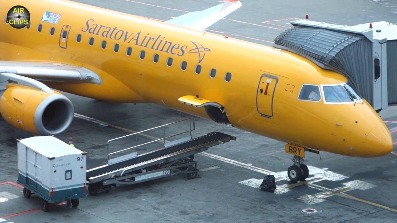 Yellow Bird Airline Logo - Saratov Airlines Embraer 195 YELLOW BIRD Moscow Domodedovo - Saratov ...