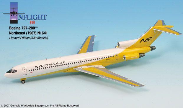 Yellow Bird Airline Logo - Northeast Yellowbird N1641 727-200 1:200