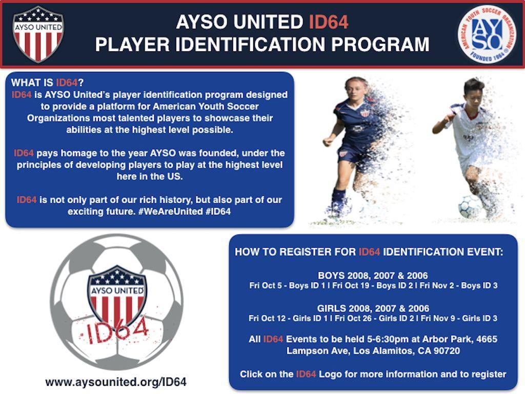 AYSO United Logo - AYSO United's ID 64 Program