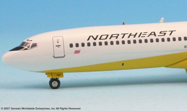 Yellow Bird Airline Logo - Northeast Yellowbird N1641 727 200 1:200