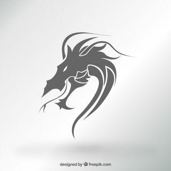 Cool Simple Dragons Logo - Dragon Vectors, Photos and PSD files | Free Download