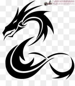 Simple Dragon Logo - Free download Tattoo Japanese dragon Idea Clip art - Simple Dragon png.