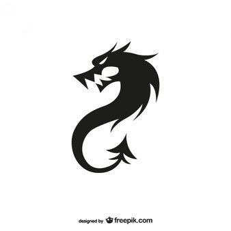 Simple Dragon Logo - Dragon Logo Vectors, Photos and PSD files | Free Download