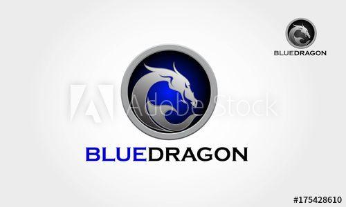 Simple Dragon Logo - it's a tribal dragon logo, it's look modern and simple style